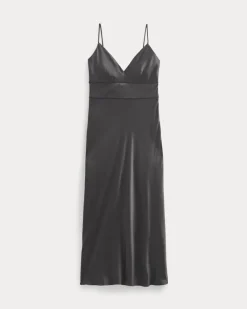 Bias Cut Slip Dress in Silk Charmeuse
