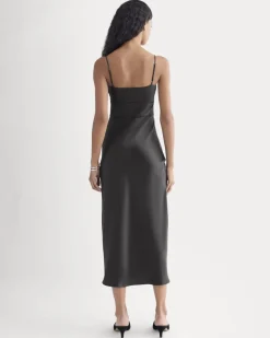 Bias Cut Slip Dress in Silk Charmeuse