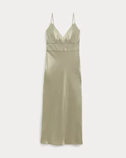 Bias Cut Slip Dress in Silk Charmeuse