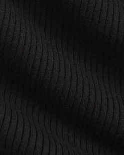 Boat-Neck Ribbed Knit
