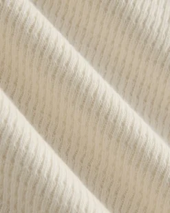 Boxy Henley in Cozy Waffle