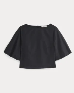 Bubble-Sleeve Top