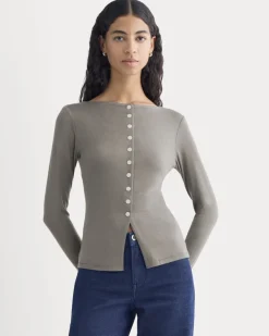Button-Up Top in Butterluxe