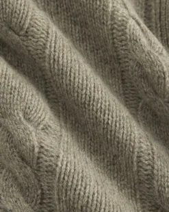 Cable Cardigan in Extrafine Luxe Merino