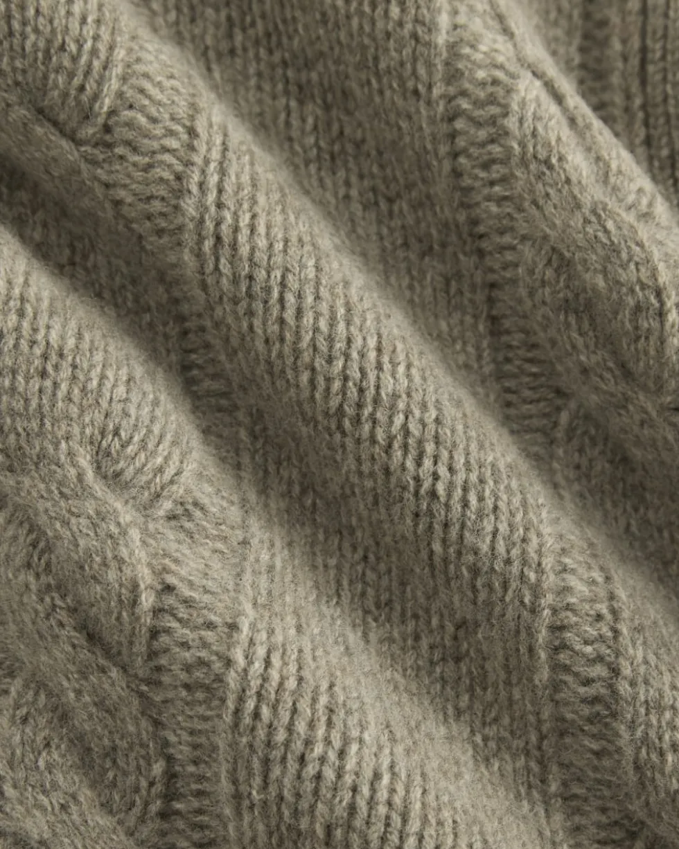 Cable Cardigan in Extrafine Luxe Merino
