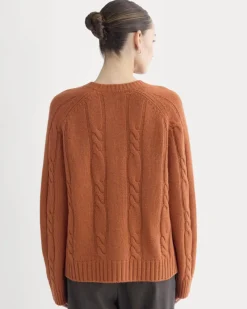 Cable Cardigan in Extrafine Luxe Merino