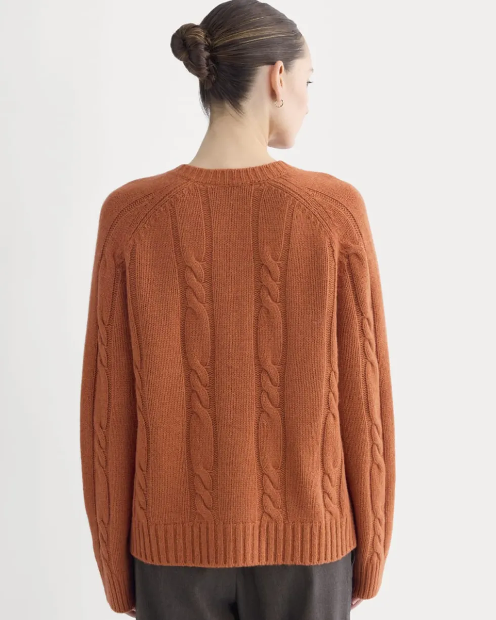 Cable Cardigan in Extrafine Luxe Merino