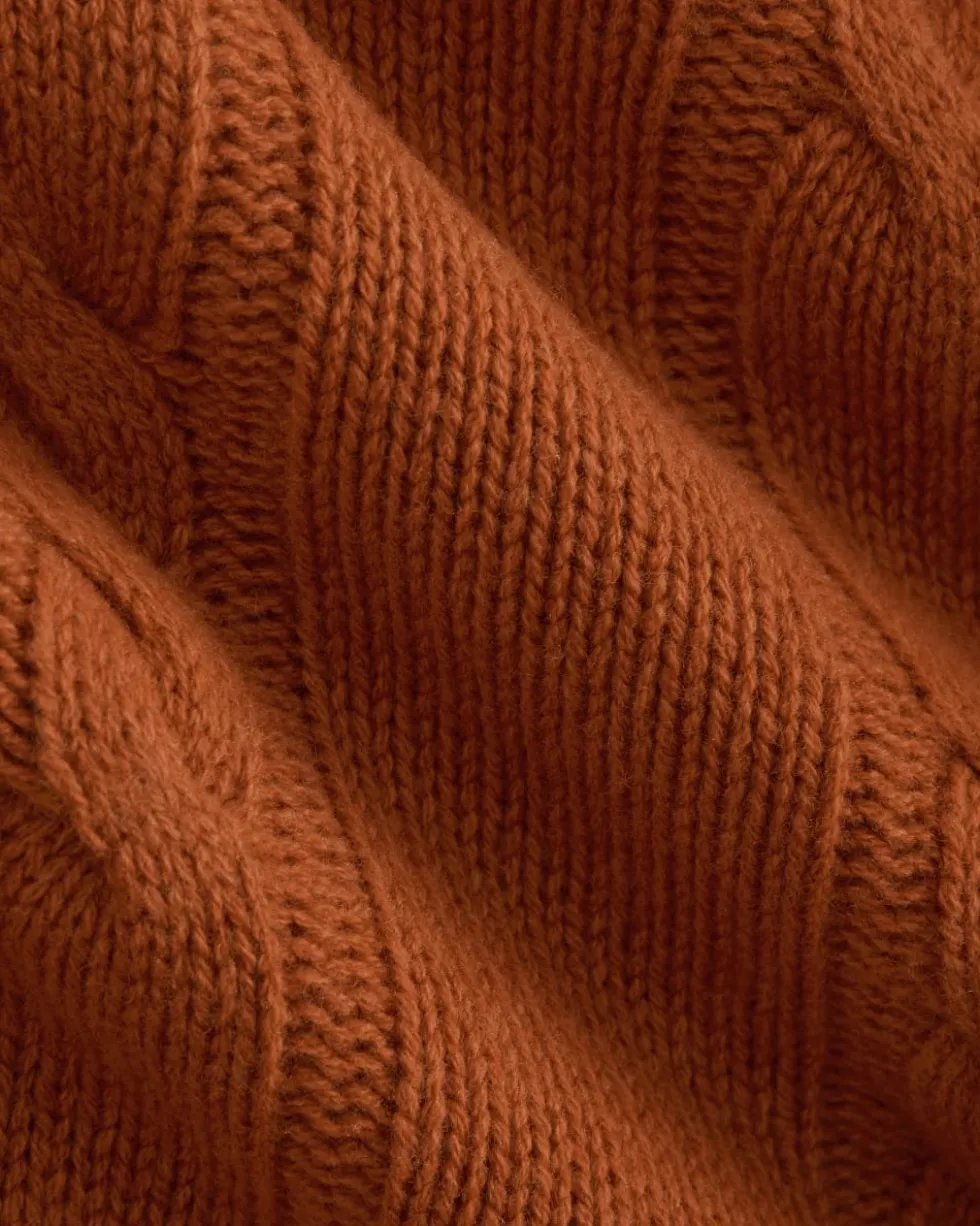Cable Cardigan in Extrafine Luxe Merino