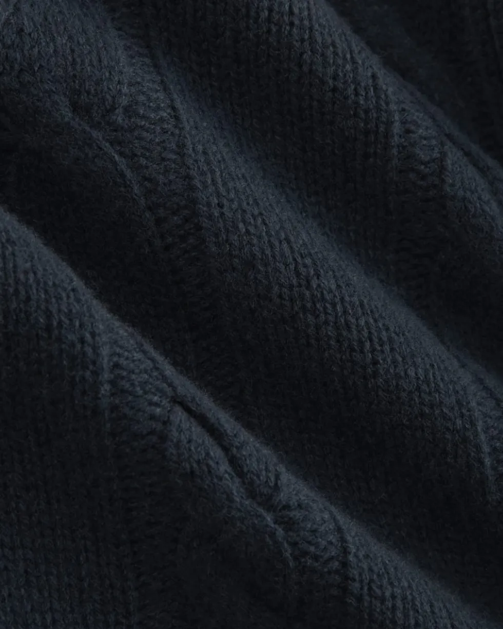Cable Cardigan in Extrafine Luxe Merino