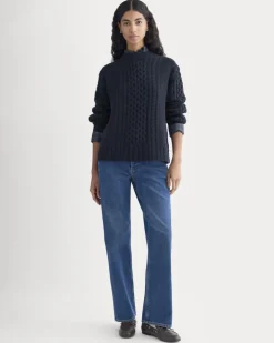 Cable Sweater in Luxe Merino