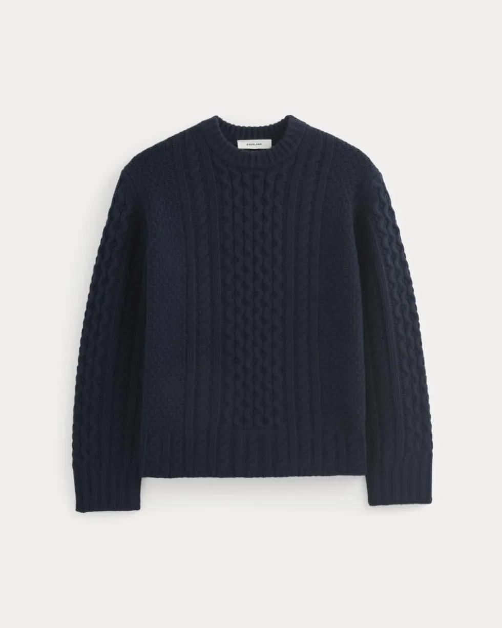 Cable Sweater in Luxe Merino
