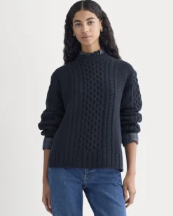 Cable Sweater in Luxe Merino