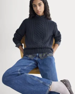 Cable Sweater in Luxe Merino