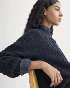 Cable Sweater in Luxe Merino