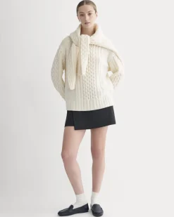 Cable Sweater in Luxe Merino