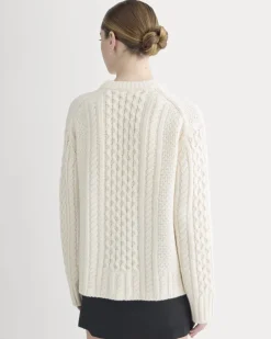 Cable Sweater in Luxe Merino