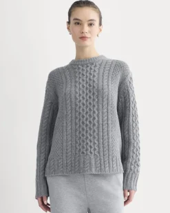Cable Sweater in Luxe Merino