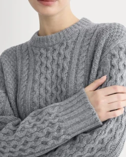 Cable Sweater in Luxe Merino