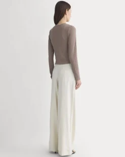 Cardigan in Pointelle