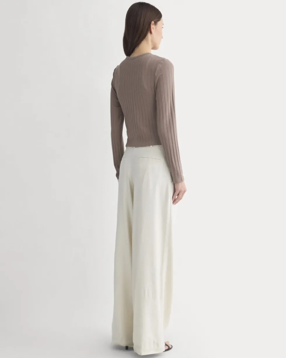 Cardigan in Pointelle