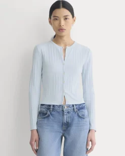 Cardigan in Pointelle