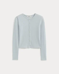 Cardigan in Pointelle