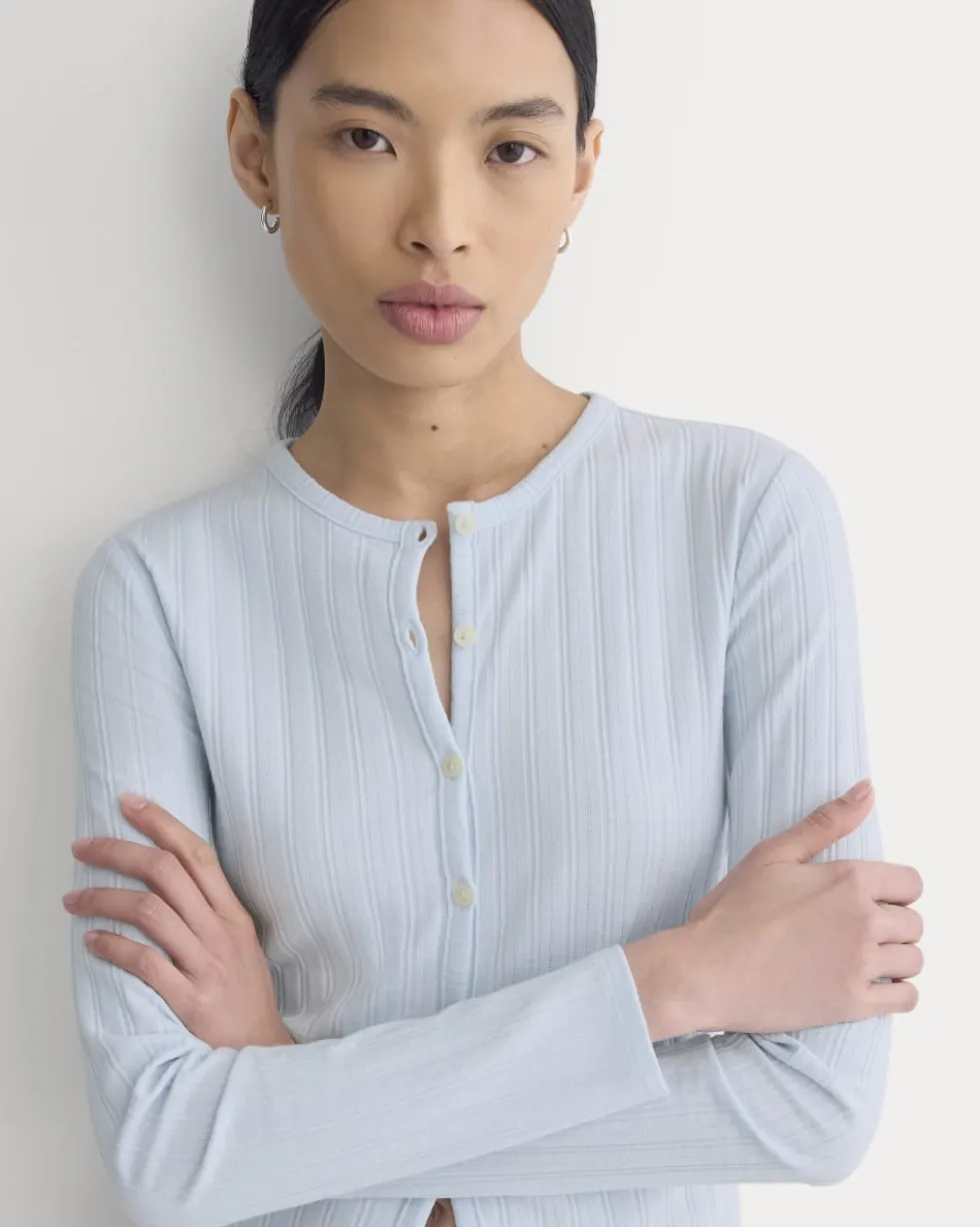 Cardigan in Pointelle