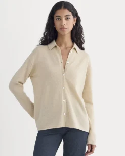Cashmere Button-Up Shirt