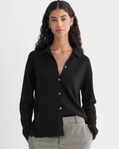 Cashmere Button-Up Shirt