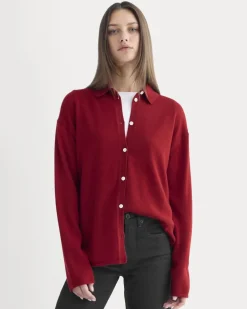 Cashmere Button-Up Shirt