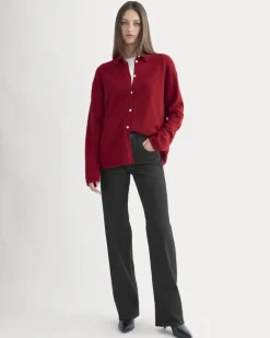 Cashmere Button-Up Shirt