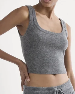 Cashmere Cropped Tank
