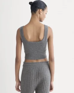 Cashmere Cropped Tank