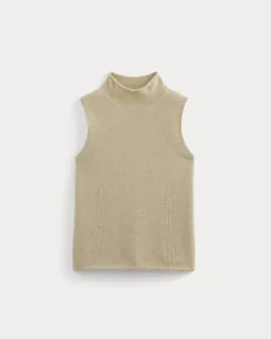 Cashmere Funnel-Neck Tank