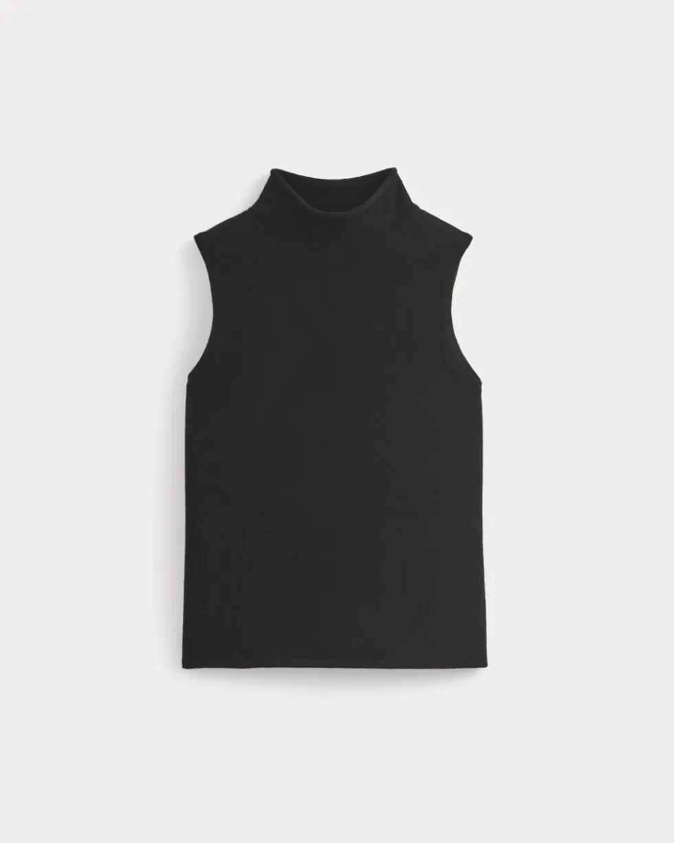 Cashmere Funnel-Neck Tank