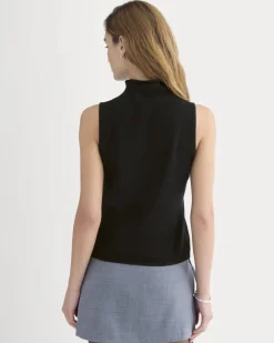 Cashmere Funnel-Neck Tank