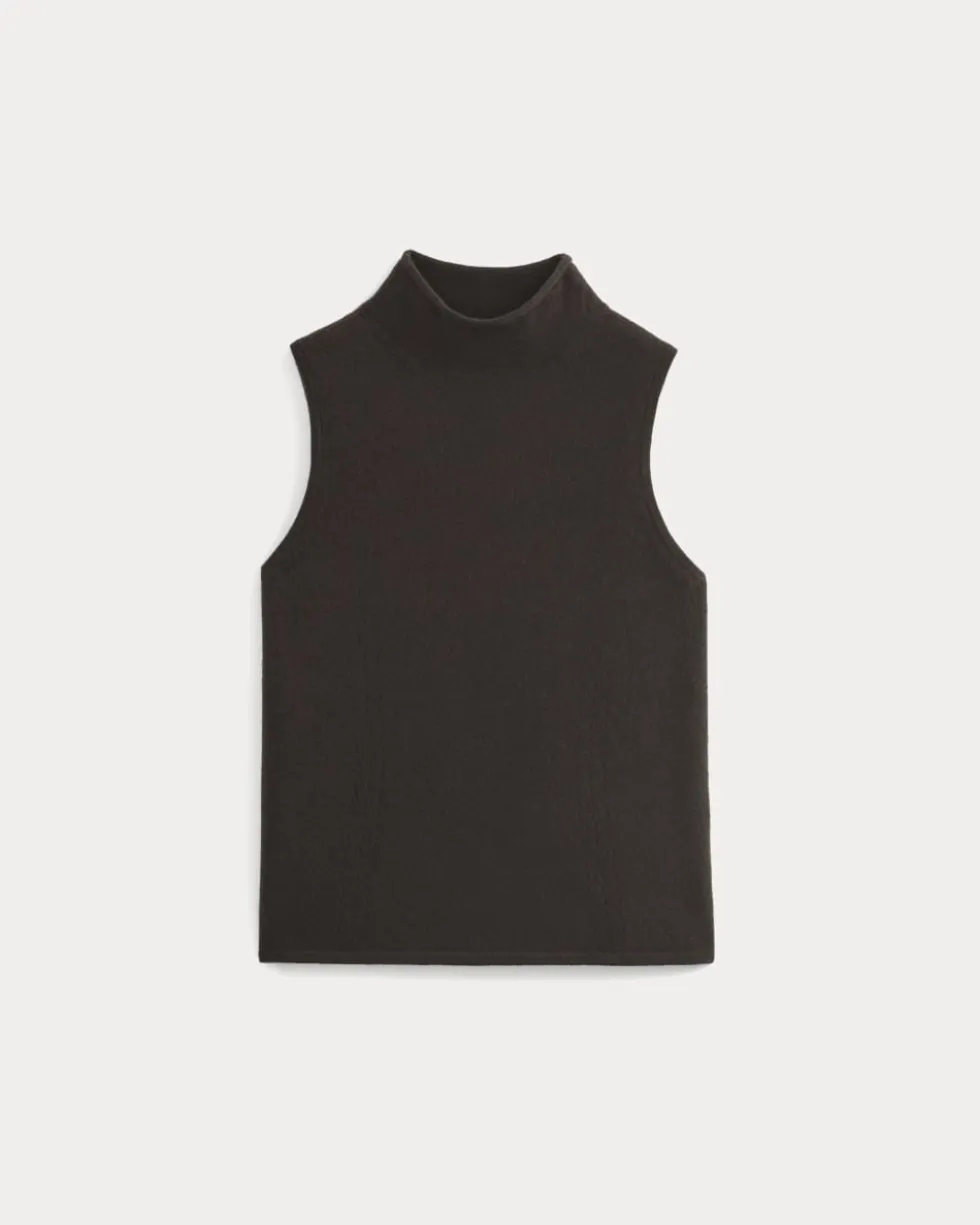 Cashmere Funnel-Neck Tank