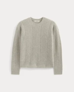Cashmere Herringbone Sweater