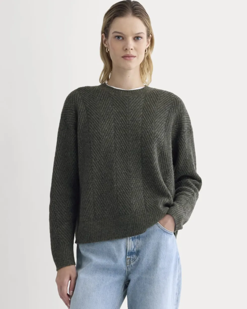 Cashmere Herringbone Sweater
