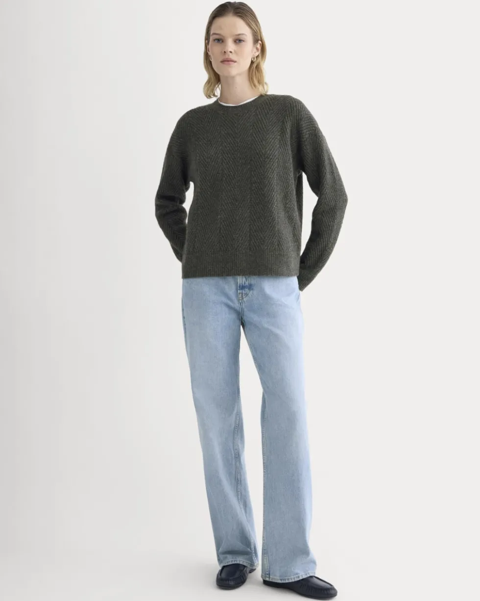Cashmere Herringbone Sweater