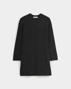Cashmere Long-Sleeve Mini Dress