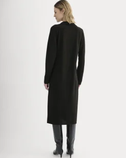 Cashmere Polo Midi Dress