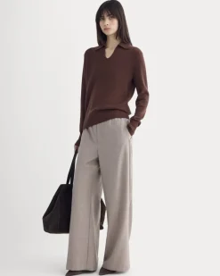 Cashmere Polo Sweater