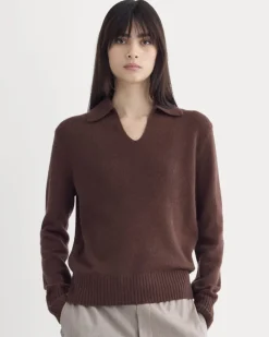 Cashmere Polo Sweater