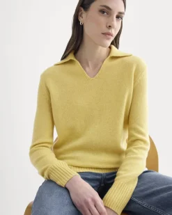 Cashmere Polo Sweater