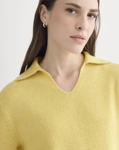 Cashmere Polo Sweater