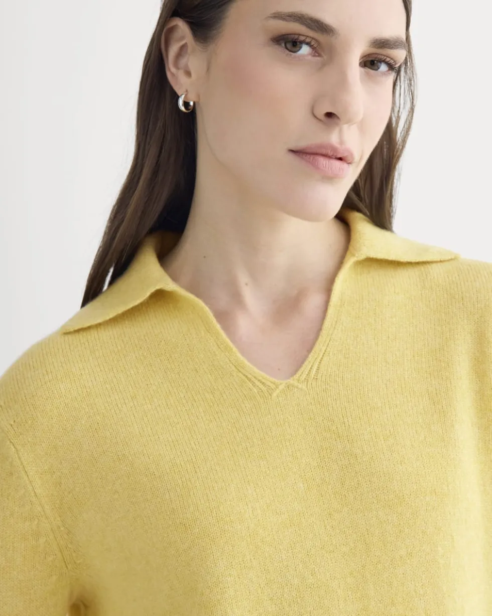 Cashmere Polo Sweater