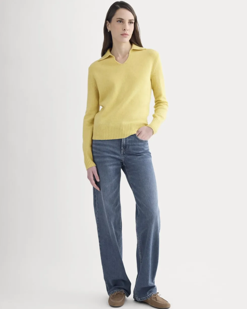 Cashmere Polo Sweater