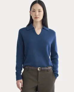 Cashmere Polo Sweater