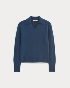 Cashmere Polo Sweater